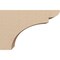 Ekena Millwork 4"W x 12"D x 8"H Classic Yorktown Rough Cedar Woodgrain TimberThane Corbel, Primed Tan CORUR04X12X08YORRCPR - alternate 4